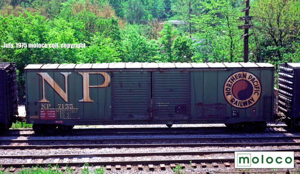 70009 1969 Cascade Green repaint 8' NP Shad. + 8' NPR Monad, Brainerd built  50' XM 15-0 Double-slider centered