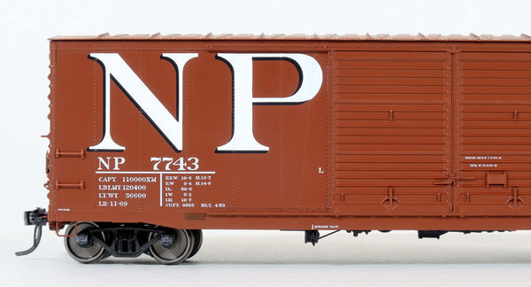 70008 LR 11-1969 NP Brown-Green repaint 8' NP Shad. + 8' NPR Monad, Brainerd built  50' XM 15-0 Double-slider ctd.