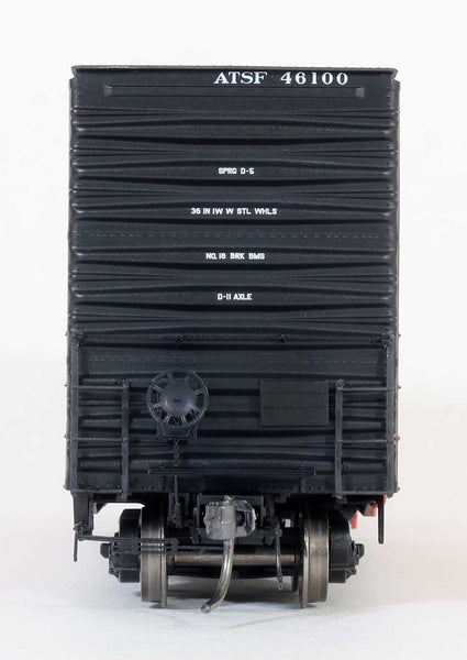 60002  ATSF Delivery 4-73, Bx-163 ACF 50' Hi-cube non-Waffle, 8+8 plug door