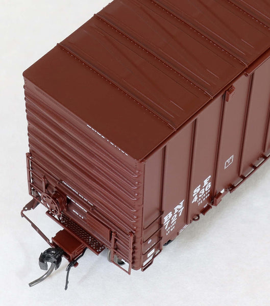 63098-01  BNSF 727436 Repaint 9-98, ACF 50' Hi-cube non-Waffle, 8+8 plug door