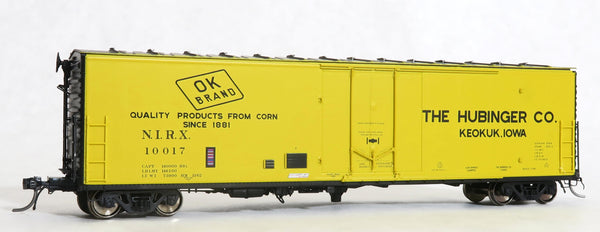 51004 NIRX (Hubinger) Repaint NEW 11-62, PCF 50' RBL Plt B 10-0 Offset Door, DF-B Bulkheads